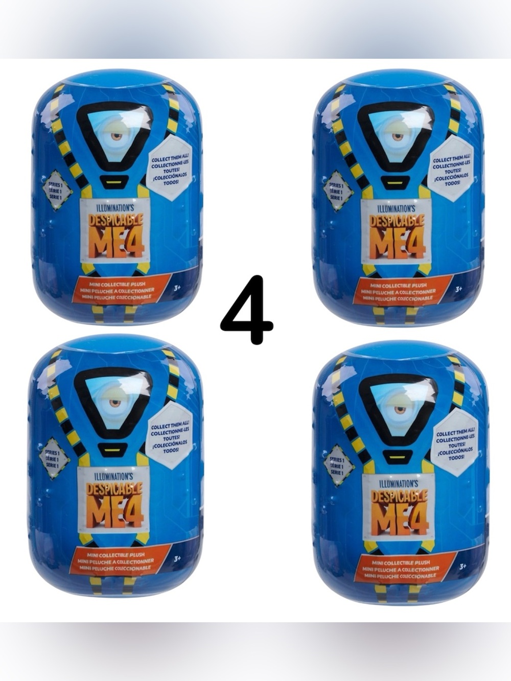 Set4 - Despicable Me 4 Mini Collectible Figures